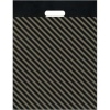 Takviyeli Siyah Çizgili Poşet 23x36 Cm No:2 50 Adet