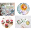 spring Cake Pop Çubuğu ve Ambalaj Seti, 300 Parça: Lolipop Çubukları, Şeffaf Poşetler ve Metalik Burgu Bağlar ile Kurabiye, Şekerleme ve Çikolata Yapımı İçin Uygun