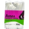 Arma Şeffaf Naylon 2 lik 23x36 Cm. Bakkaliye Poşeti Torbası - 1 Kg. - Ort. 190 Adet - 3 Paket