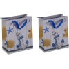 Homi HEDİYE ÇANTASI SETİ 2 ADET,İTALYAN TASARIM,GEMİCİ ÇIPASI 32X26X10CM
