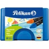 722959 – Wachsmaler yuvarlak 666/8 Wasservermalbar, suda çözülür, mavi plastik kılıf