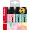 Pastel- Marker İşaretleme Kalemi, 2 mm ve 5 mm Uç, 4lü Paket (4 Adet x 1 Paket)