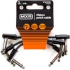 JIM DUNLOP Şerit Yama Kablosu 3 | 3-3 Paket, 1/4-İnç Dik Açı (3PDCPR03)