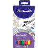 Fineliner 96 çeşitli 10lu-Kılıf