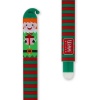 - 3lü set silinebilir jel kalem, Noel baskısı, ısıya duyarlı silinebilir mürekkep, kırmızı, mavi, yeşil, Noel kalemi, kağıt tüketmeden silme