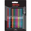 Fineliner, İnce Keçe Uçlu Kalem 0.4 mm, 10lu Paket, Karışık Renkler
