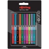 Fineliner, İnce Keçe Uçlu Kalem 0.4 mm, 10lu Paket, Karışık Renkler