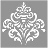 Damask Azelea Stencil Tasarımı 30 x 30 cm