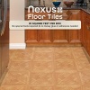 Home Furnishings FTVWD20120 Nexus 12 inç vinil Tile, Wood Classic Parquet meşe, 20-Pack