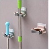 Outlet 3 Adet Askılı Yapışkanlı Sap Tutucu Banyo Düzenleyici Askı Mop Paspas Fırça Sapı Tutucu