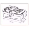 Bag 13 Inç Metal Kilitli Takım Çantası - Asr2075