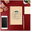 En Iyi Babalara Hediye 8 Cm X 12 Cm Ölçülerinde Çizgisiz 48 Yaprak Ahşap Kapaklı Defter