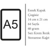 Flowers Series - A5, Van Gogh 4lü Defter Seti III, Çizgisiz, Toplam 256 Sayfa, Her biri 64 Sayfa, Tel Dikiş, Esnek Kapak, Oval Kenar, Tuval Doku, 60 gram, Sarı Krem Renk