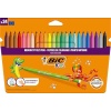 Kids Kid Couleur Ultra Yıkanabilir Keçeli Boya Kalemi 24 Renk, Kolayca Çoğu Kumaştan Çıkar, Su Bazlı Keçeli Kalem