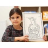 Çocuk Funny Mat -Washable Art - Kedi