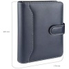 4655 Ajanda Tarihsiz Kareli 14X20 cm Ajanda/Defter Hesap Makineli Suni Deri Organizer, Lacivert