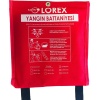LR-FB1010C Yangın Battaniyesi 100cm x 100cm Çantalı, Kırmızı