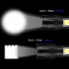 Taktikal Fener Led USB Ultra Güçlü Mini Boy Şarjlı El Feneri, Siyah