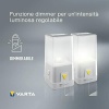 kamp lambası, LED, Outdoor Ambiance L10 kamp feneri, kısma fonksiyonlu ve farklı renk modlarında, kamp lambası, 3 x AA pilli, balıkçılık, dış mekan, elektrik kesintisi, acil durumlar için, donanımsız