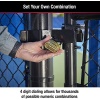 Lock 175LH kendi şifreli kilidiniz pirinç kaplama 5,4 cm askı