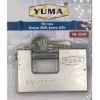 YAPI Yuma Asma Kilit Kayar Milli Yatay Gri (60mm,70mm,80mm,90 mm) (90 mm)