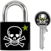 Lock Baskılı Asma Kilit 30 Mm, Siyah