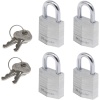 LOCK Küçük Asma Kilitler  [4lü Set] [Aynı kilit? end] 9120EURQNOP — sırt çantaları, bavul, bilgisayar çantaları ve daha fazlası için ideal