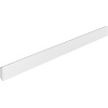 WallStoris - Duvar Çubuğu 50 cm, Banyo Muhafazası, Yapıştırmak veya Delmek için Saklama Sistemi için Sabitleme Çubuğu, Delmeden Banyo Aksesuarı, Mat Beyaz