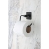 Banyo Yapışkanlı Siyah Kare Açık Tuvalet Kağıtlığı Wc Kağıtlık Tuvalet Kağıdı Askısı
