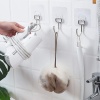 Banyo Için Krom Güçlü Yapışkan Kancalar,Yapışkanlı Askılar,Mutfak,Ev Ofis Için Duvar Askıları 3 Adet