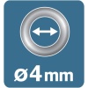 Halkalar 3 Renk 100 Adet, 4 Mm, 5000409