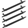 Ovacık Çekmece Dolap Kapak Kulpu Kulbu Siyah Metal Kulp 224 mm (4 ADET)