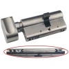 Dorma experT+ Anahtarı Kopyalanamayan Çelik Takviyeli Barel Kapı Göbeği (68/70 mm, Gri - Mandallı)