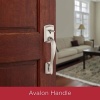 98150-002 Avalon dış sap sadece Tustin sağ elini kullananlar için, saten nikel