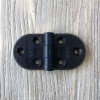 Hırdavat Plastik Oval Menteşe 7cm (2 Adet) Siyah
