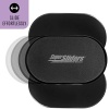 Sliders 5 3/4 x 9 1/2 Halı için Oval Yeniden Kullanılabilir Mobilya Kaydırıcıları - Zahmetsiz Hareket ve Yüzey Koruması, Siyah (4lü Paket)