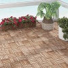 REAL WOOD “GERÇEK TEAK” KLASİK, Yüzeyi İşlenmemiş, Kilitli Karo Deck, 30×30 cm (10lu Paket), İç ve Dış Mekan Kullanımı için Kolay Kurulum Yer Karosu, 20 çıtalı/karo, FSC sertifikalı