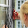 Sineklik Standart Cırt Bantlı Kapı İçin Kesilerek Ayarlanabilir, Siyah, 2 Adet 0.65m X 2.20m