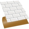 Kendinden Yapışkanlı Metro Karo Desenli PVC Karo 30x30 cm (11 Adet / 1 m²)
