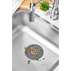 Süzgeçli Lavabo Banyo Küvet Tıkacı, Yuvarlak Evye Küvet Banyo Gider Kapağı Füme Renk Isgfm1
