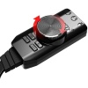 Plus PX-GS3 Plextone GS3 Mark II Sanal Gaming 7.1 Kanal USB Ses Kartı, Gaming Ses Kartı PUBG ve Lol Ses Efektleri Dahil, Mikrofon ve 3.5mm Çift Kulaklık Ses Jakı Stereo Ses Kartı Dönüştürücü