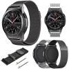 Kordon çelik Kayış  Metal Hasır Siyah watch GT2 Pro GT 2e GT 42m GT 46m GT2 46m Watch 2 Honor Watch 2 42m Watch SE GS PRO Magic Watch2 46m Magicwatch 1 watch Dream ile Uyumlu ürün