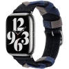 Apple İle Uyumlu Watch 38mm/40mm KRD-97 Sarmal Örgü Tasarımlı Kordon Siyah