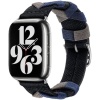 Apple İle Uyumlu Watch 38mm/40mm KRD-97 Sarmal Örgü Tasarımlı Kordon Siyah