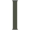 Apple Watch SE 44mm için Kordon, (Large Size, 160mm) Knitted Fabric Single Loop Koyu Yeşil [Watch SE 44mm ile Uyumlu Kordon - Koyu Yeşil]