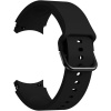Samsung Galaxy Watch 5 40 mm için Kordon Solid Silicone Band Siyah