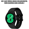 Samsung Galaxy Watch 5 40 mm için Kordon Solid Silicone Band Siyah