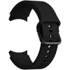 Samsung Galaxy Watch 5 40 mm için Kordon Solid Silicone Band Siyah