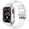 Apple Watch SE 2022 44mm için Kordon Transparent Clear Band Şeffaf