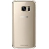 Galaxy S7 Cep Telefonu Kılıfı, Şeffaf Altın
